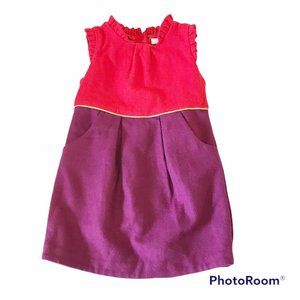 Janie and Jack Woold Blend Holiday Dress Girl 2t